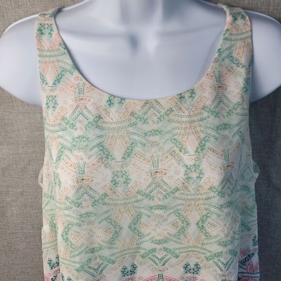 CABI Dipped Geometric Print Tank - Picture 2 of 7